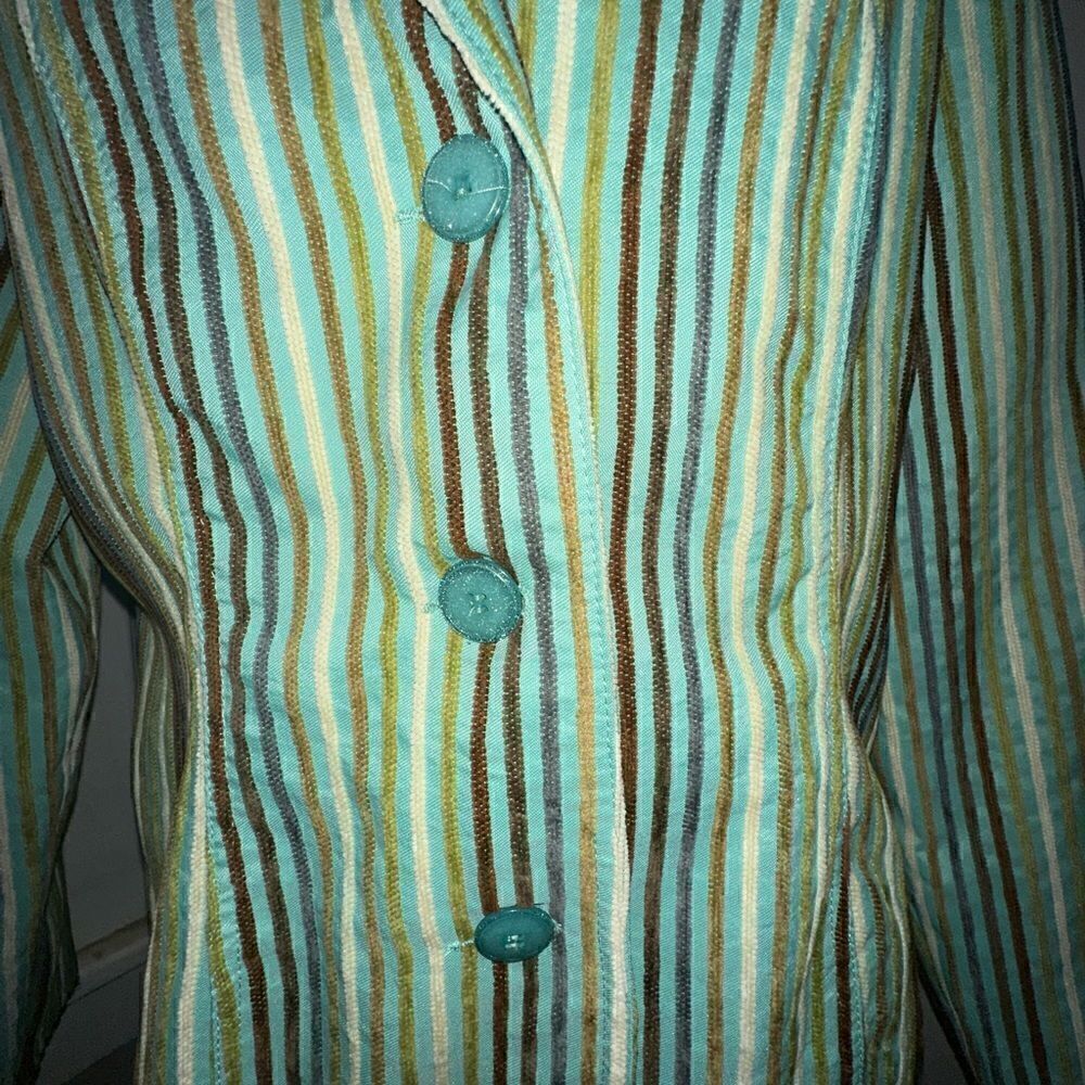 Erin London Multi-Color Blazer Size Large - Picture 5 of 12